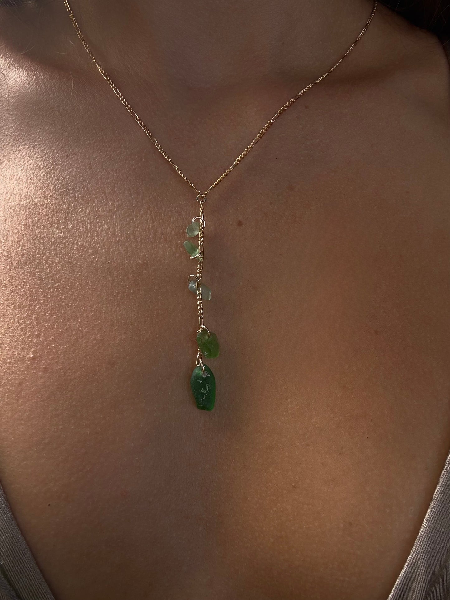 Lagoon drop necklace