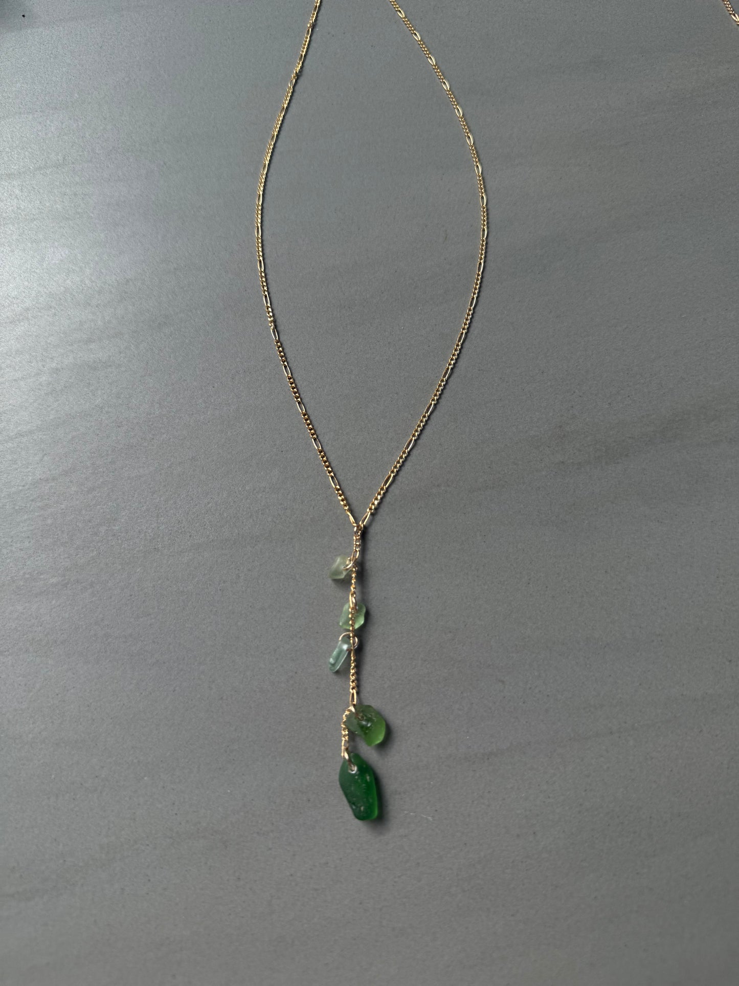 Lagoon drop necklace