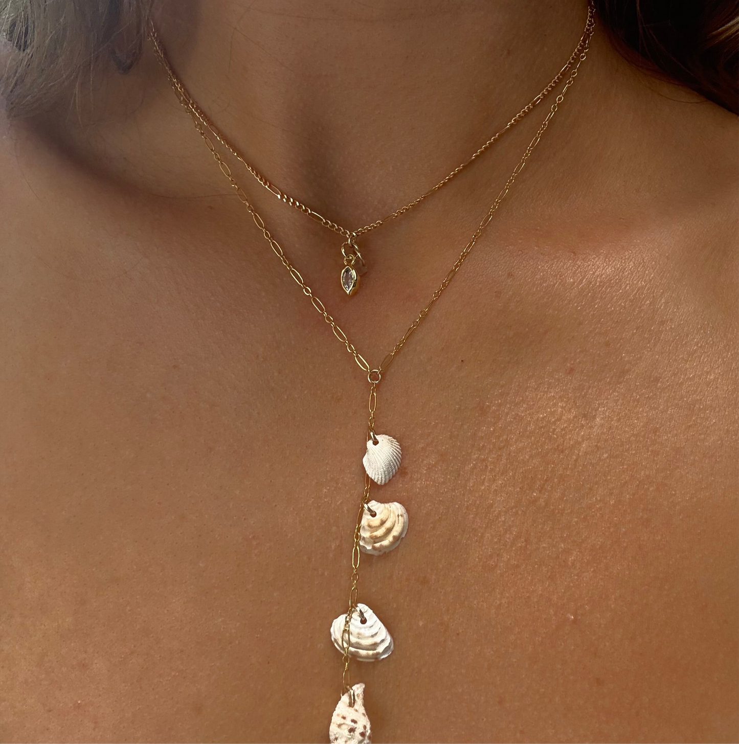 Sandy stone necklace
