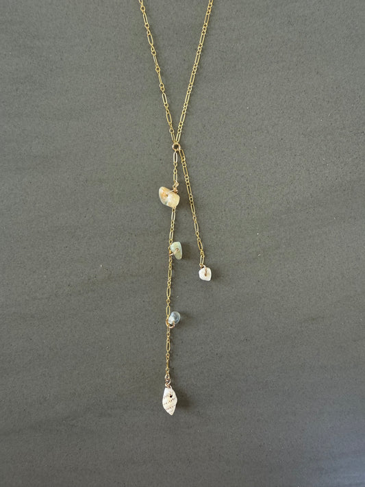 Blue shore necklace