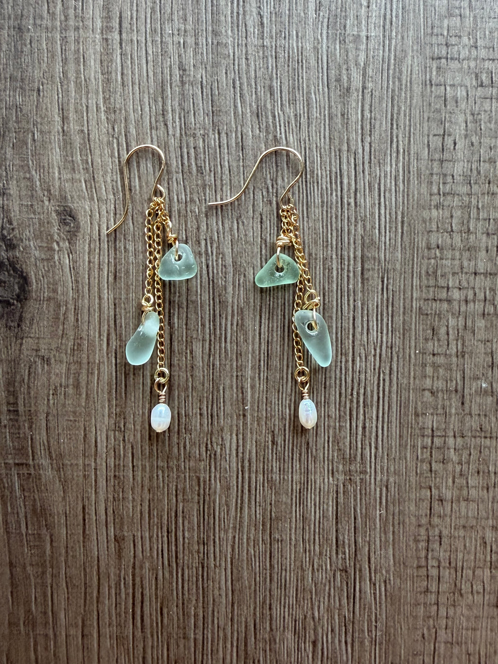 Beachy drop earrings