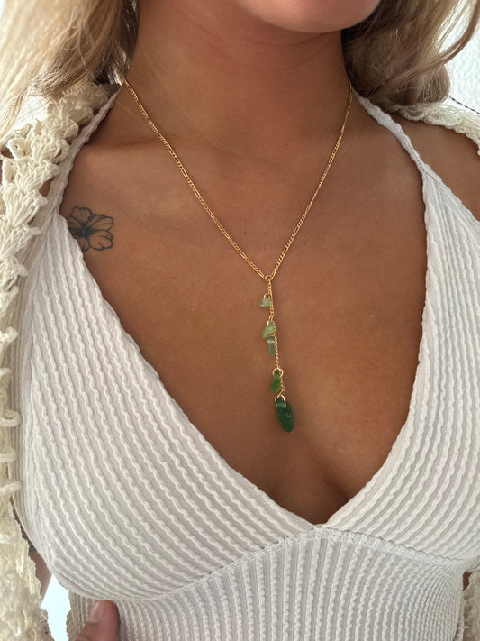 Lagoon drop necklace