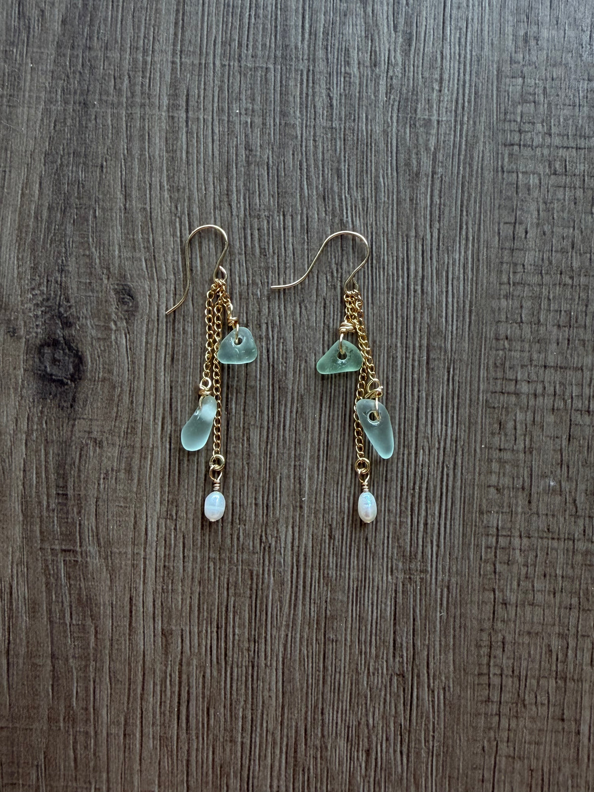 Beachy drop earrings