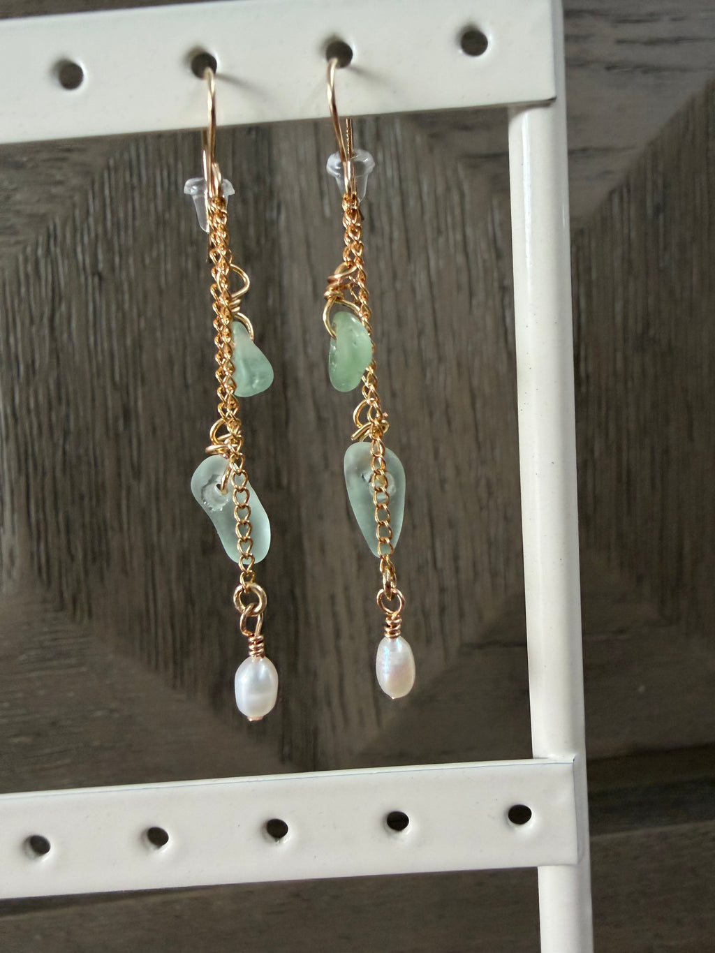 Beachy drop earrings