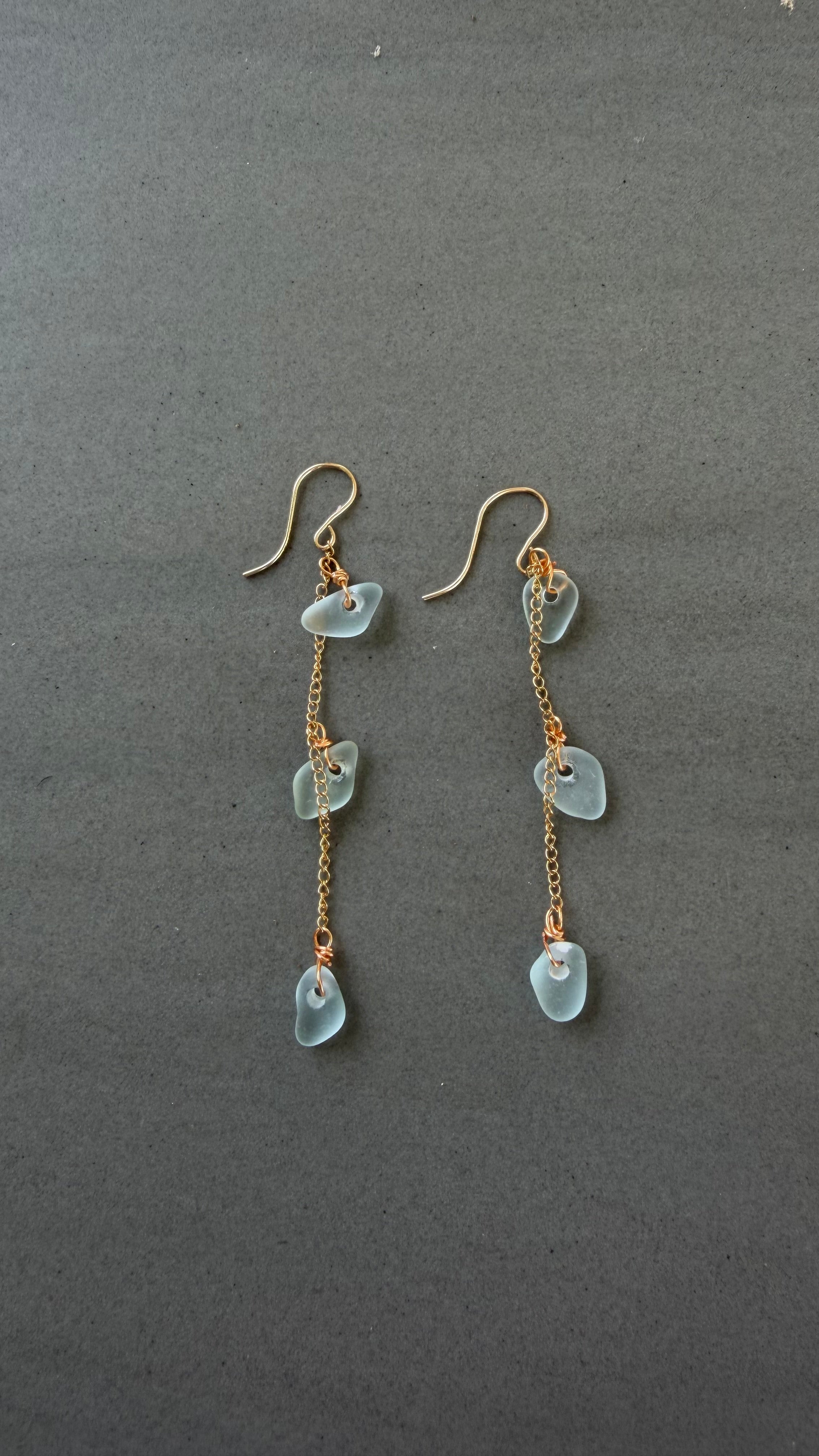 Azure earrings