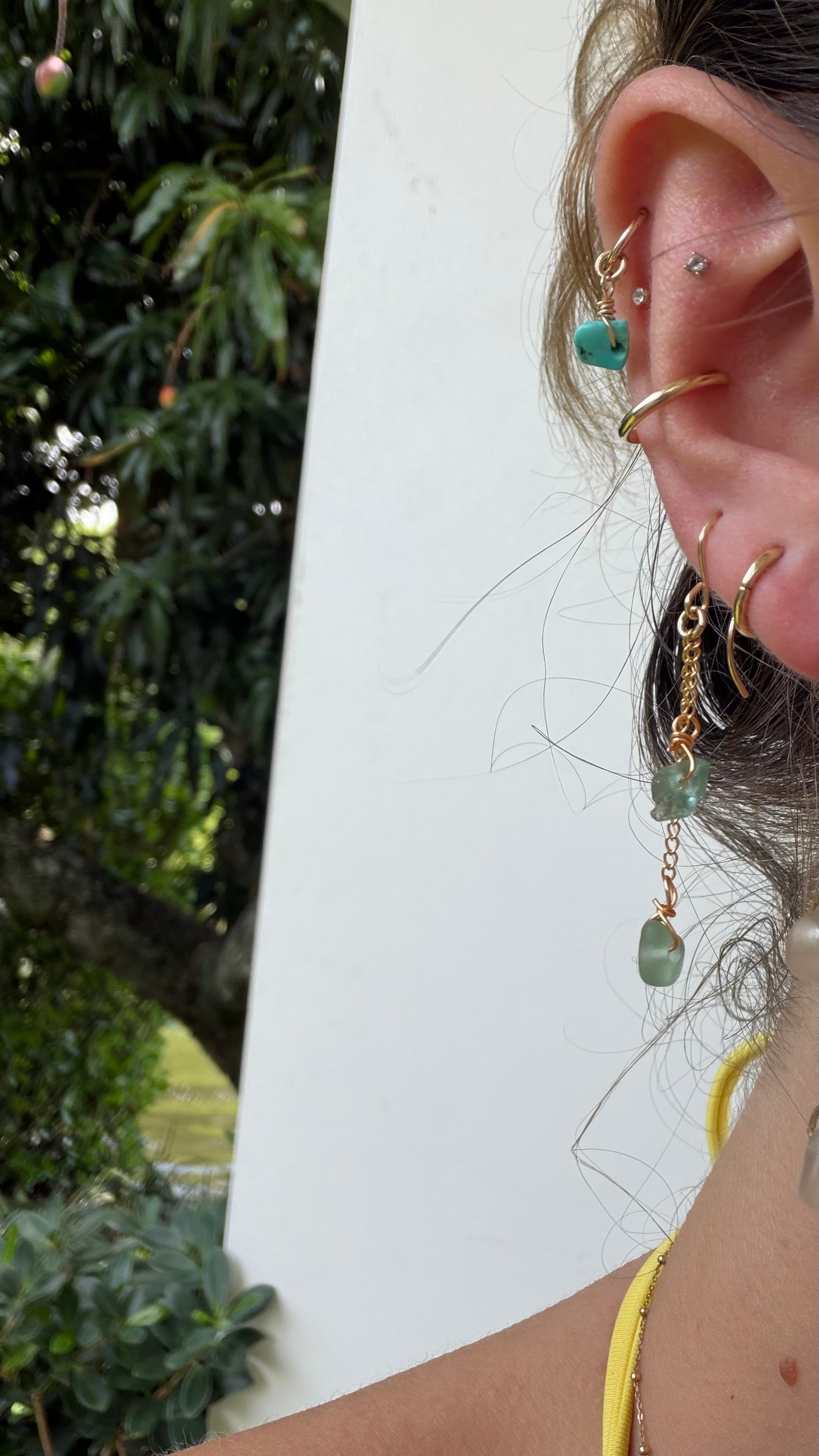 Shoreline earrings