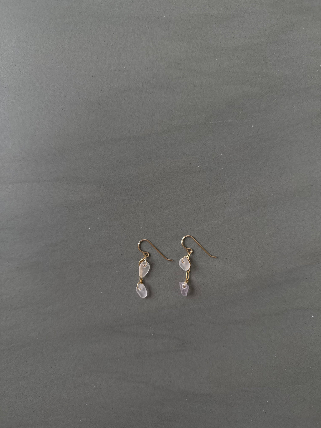 Pale purple earrings