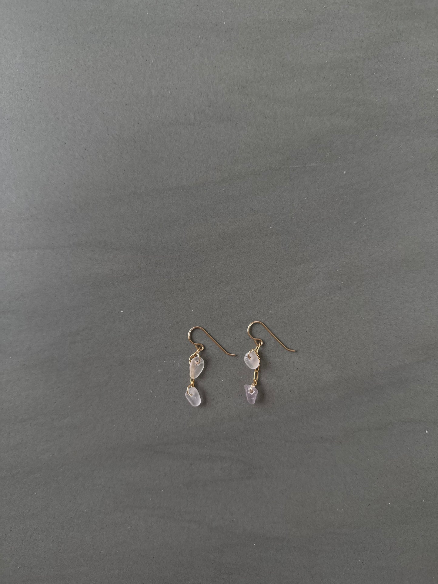 Pale purple earrings