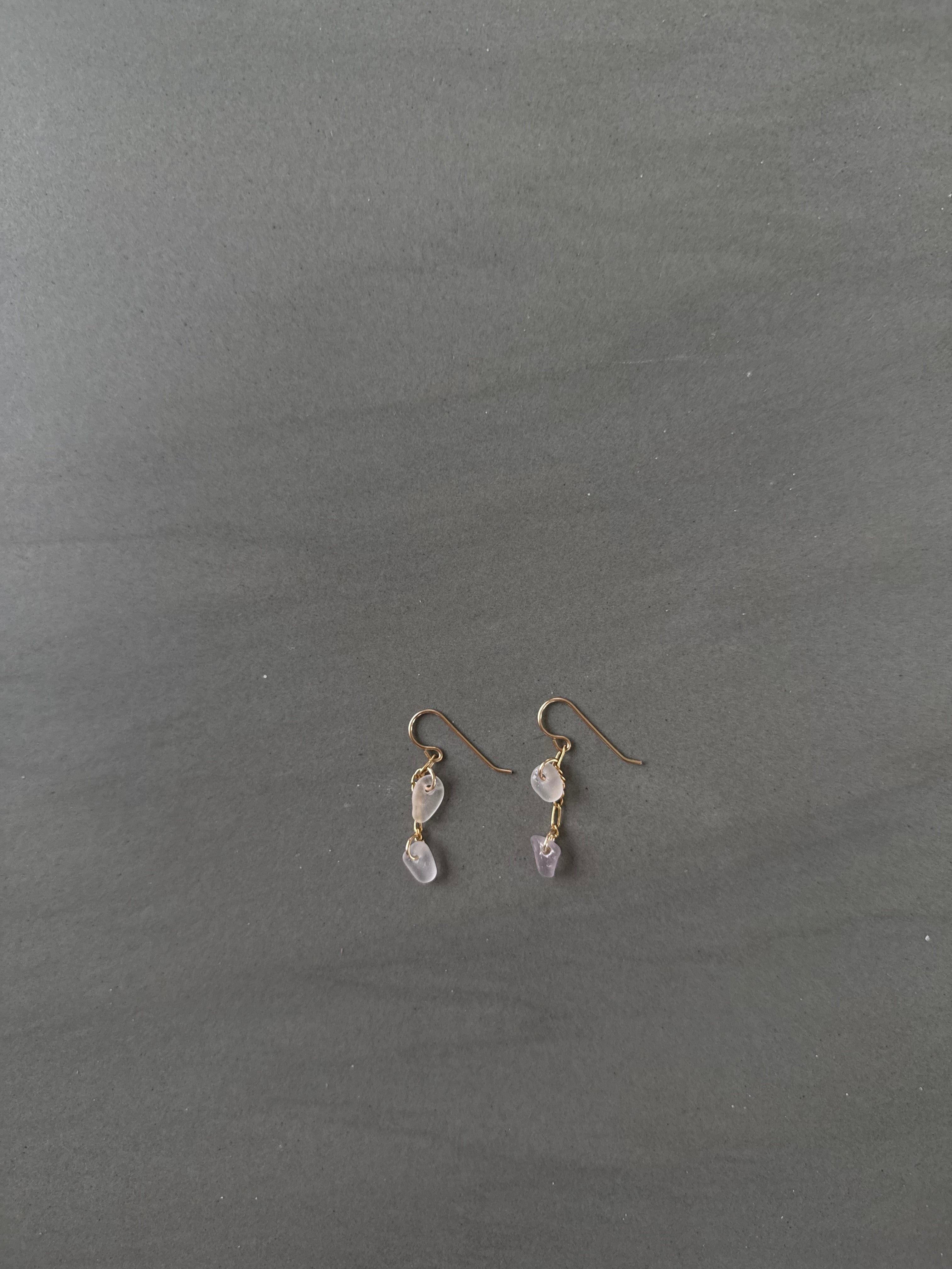 Pale purple earrings