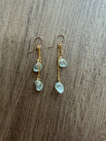 Sea glass earrings